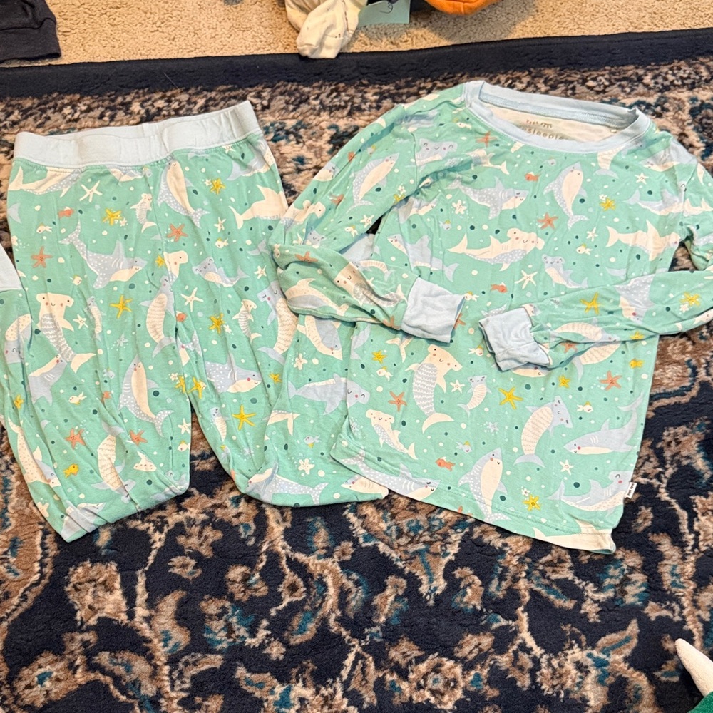Little Sleepies Shark Soirée Two Piece Pajamas